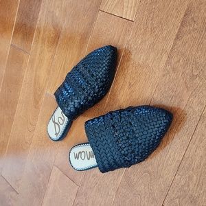Sam Edelman Natalya Woven Leather Mules